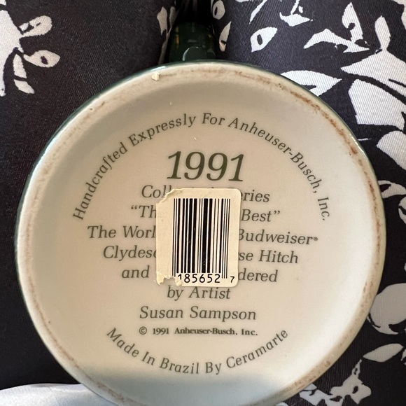 Budweiser holiday series 1991 mug - Picture 4 of 6